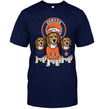 Load image into Gallery viewer, Denver Broncos Beagles fan shirt