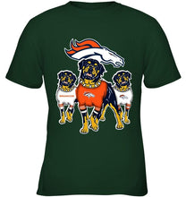 Load image into Gallery viewer, Denver Broncos Rottweilers fan shirt