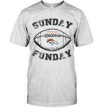 Load image into Gallery viewer, Sunday funday Denver Broncos lover shirt