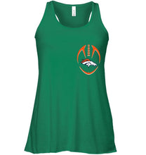 Load image into Gallery viewer, Denver Broncos American flag back shirt