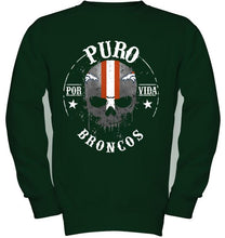Load image into Gallery viewer, Puro Denver Broncos por vida fan shirt