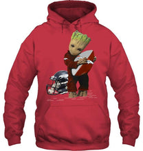Load image into Gallery viewer, Groot loves Denver Broncos fan hoodie