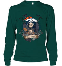 Load image into Gallery viewer, Denver Broncos Jack Skellington shirt
