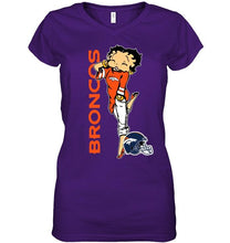 Load image into Gallery viewer, Denver Broncos betty boop fan shirt