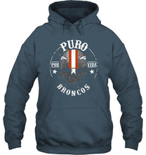 Load image into Gallery viewer, Puro Denver Broncos por vida fan shirt