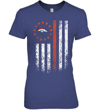 Load image into Gallery viewer, Denver Broncos american flag star shirt