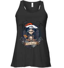 Load image into Gallery viewer, Denver Broncos Jack Skellington shirt