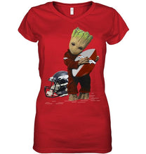 Load image into Gallery viewer, Groot loves Denver Broncos fan hoodie