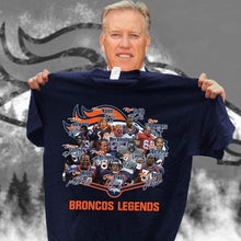 Load image into Gallery viewer, denver broncos legends signed t shirt