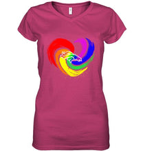 Load image into Gallery viewer, Denver Broncos lgbt tornado heart shirt