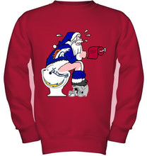 Load image into Gallery viewer, Santa Denver Broncos Toilet shirt