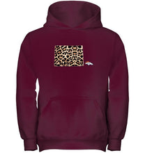 Load image into Gallery viewer, Denver Broncos panther pattern state map shirt