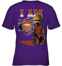 Load image into Gallery viewer, I am Denver Broncos groot shirt