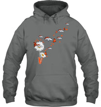 Load image into Gallery viewer, Denver Broncos daisy butterfly fan shirt