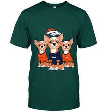 Load image into Gallery viewer, Denver Broncos Chihuahuas fan shirt