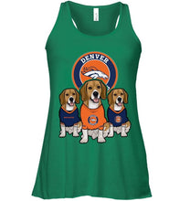 Load image into Gallery viewer, Denver Broncos Beagles fan shirt