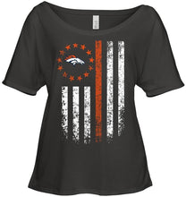 Load image into Gallery viewer, Denver Broncos american flag star shirt
