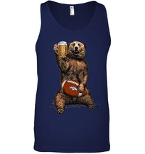 Load image into Gallery viewer, Denver Broncos Beer drinking bear shirt