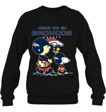 Load image into Gallery viewer, Here we go Denver Broncos snoopy shirt