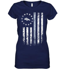 Load image into Gallery viewer, Denver Broncos american flag stars shirt