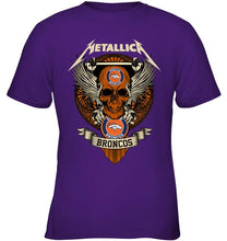 Load image into Gallery viewer, Metallica Denver Broncos shirt
