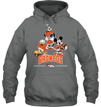 Load image into Gallery viewer, Denver Broncos mickey donald goofy fan shirt