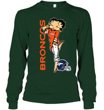 Load image into Gallery viewer, Denver Broncos betty boop fan shirt