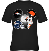 Load image into Gallery viewer, Denver Broncos Minnie cheerleader shirt
