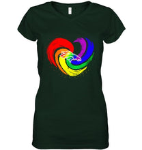 Load image into Gallery viewer, Denver Broncos lgbt tornado heart shirt