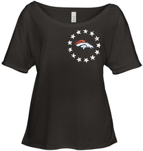 Load image into Gallery viewer, Denver Broncos american star flag shirt