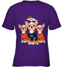 Load image into Gallery viewer, Denver Broncos Chihuahuas fan shirt