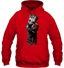 Load image into Gallery viewer, baby groot loves Denver Broncos shirt