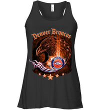 Load image into Gallery viewer, denver broncos eagle american flag shirt