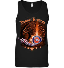 Load image into Gallery viewer, denver broncos eagle american flag shirt