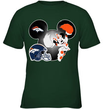 Load image into Gallery viewer, Denver Broncos Minnie cheerleader shirt
