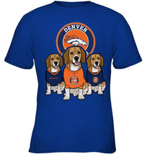 Load image into Gallery viewer, Denver Broncos Beagles fan shirt