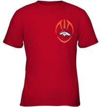 Load image into Gallery viewer, Denver Broncos American flag back shirt