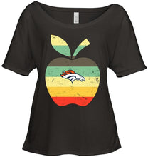 Load image into Gallery viewer, Denver Broncos teacher apple retro shirt