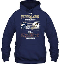 Load image into Gallery viewer, I'm Colorado Buffaloes on Saturdays and Denver Broncos on Sundays shirt