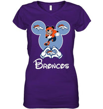 Load image into Gallery viewer, Denver Broncos Mickey shirt