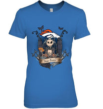 Load image into Gallery viewer, Denver Broncos Jack Skellington shirt