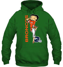 Load image into Gallery viewer, Denver Broncos betty boop fan shirt