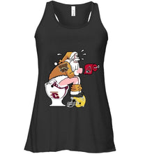 Load image into Gallery viewer, Santa Western Michigan Broncos in bathroom shirt