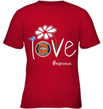 Load image into Gallery viewer, Love my Broncos Denver Broncos daisy fan shirt