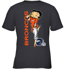 Load image into Gallery viewer, Denver Broncos betty boop fan shirt