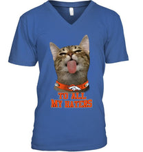 Load image into Gallery viewer, Denver Broncos cat to all my haters shirt