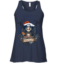Load image into Gallery viewer, Denver Broncos Jack Skellington shirt