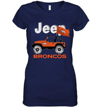Load image into Gallery viewer, Jeep Denver Broncos fan hoodie