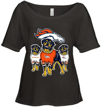 Load image into Gallery viewer, Denver Broncos Rottweilers fan shirt
