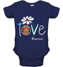 Load image into Gallery viewer, Love my Broncos Denver Broncos daisy fan shirt